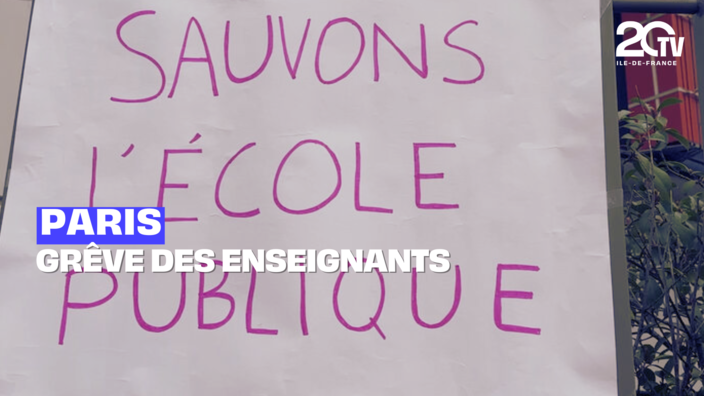 Grève des enseignants à Paris