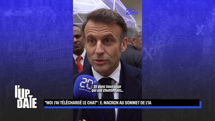 Emmanuel Macron au sommet pour l'action sur l'IA 