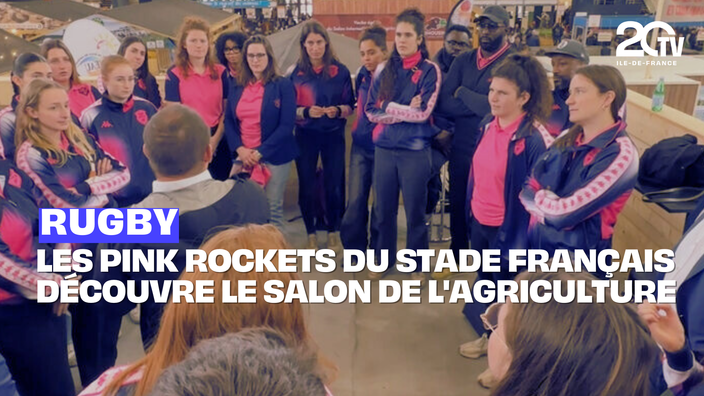 Les Pink Rockets du Stade Français découvre le Salon de l'Agriculture
