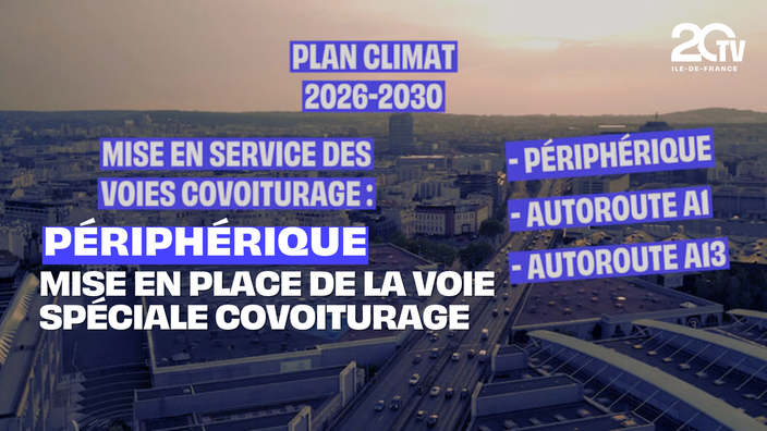 Périphérique : mise en place de la voie spéciale covoiturage