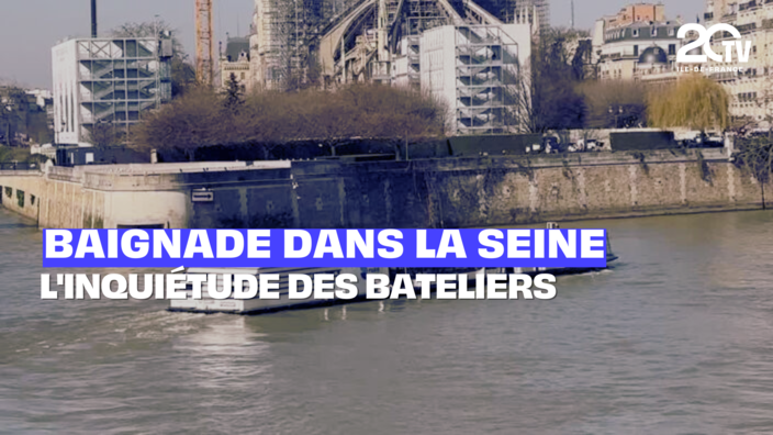 Baignade dans la Seine : l'inquiétude des bateliers