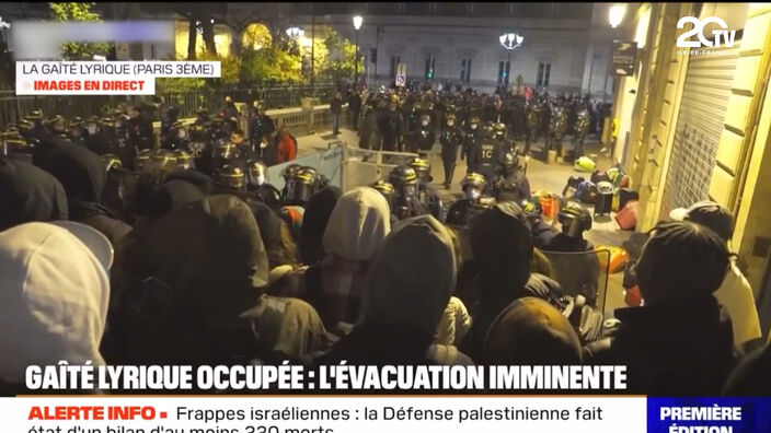 Gaîté Lyrique : L'évacuation musclée des jeunes occupant les lieux