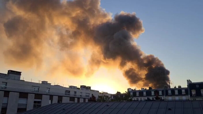 Incendie dans le 17e arrondissement de Paris