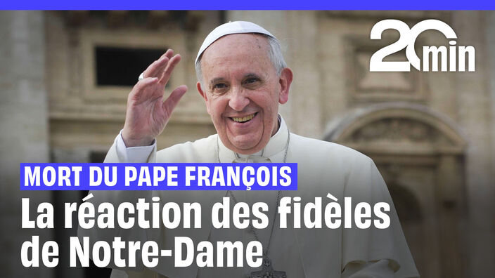 Mort du Pape François : la réaction des fidèles à Notre-Dame