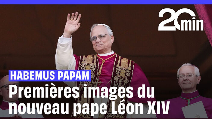 Les premières images du nouveau pape 