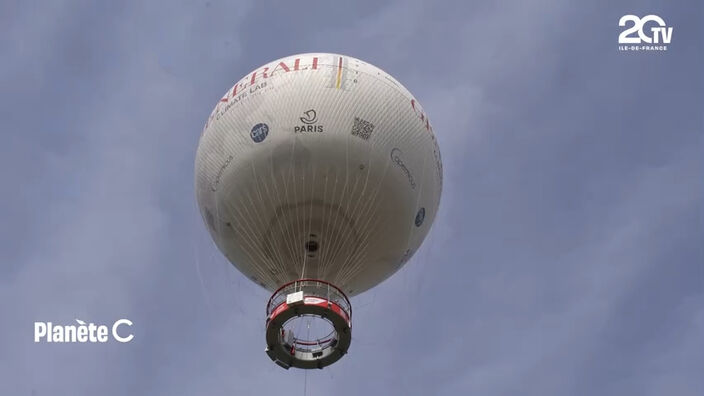 Air : un ballon d'hélium pour mesurer la pollution à Paris