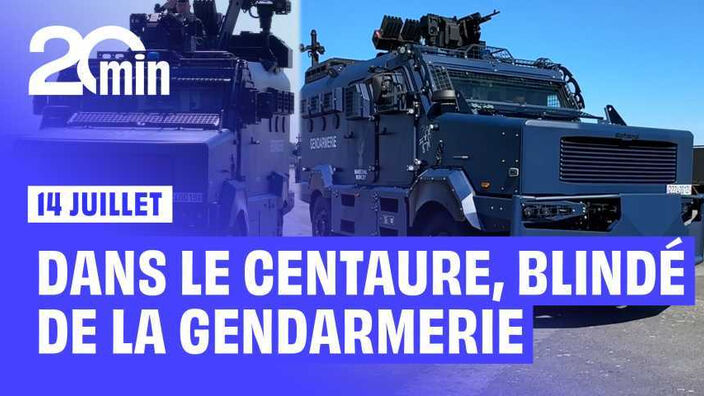 14-Juillet : On est monté dans le Centaure, cheval d’assaut blindé, ultra-équipé et fierté des gendarmes
