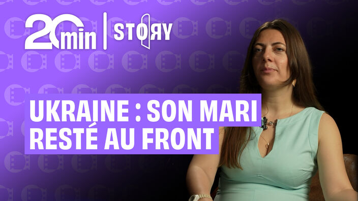 Viktoriya, réfugiée ukrainienne, son mari resté au front