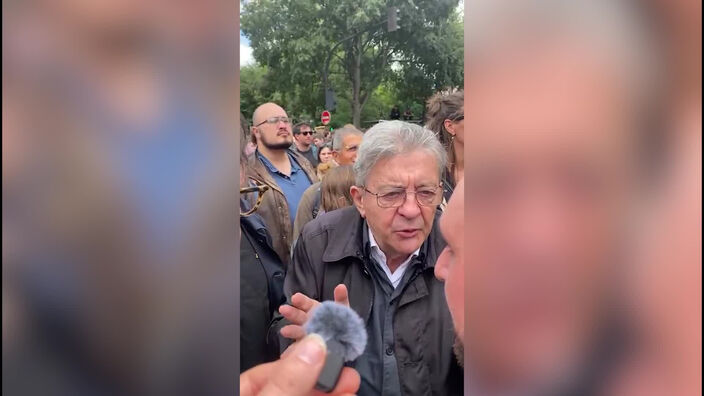 Jean-Luc Mélenchon s’exprime à Châtelet 