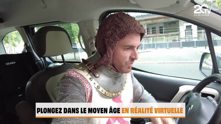 Vivre l'expérience VR Carcassonne en tenue de chevalier